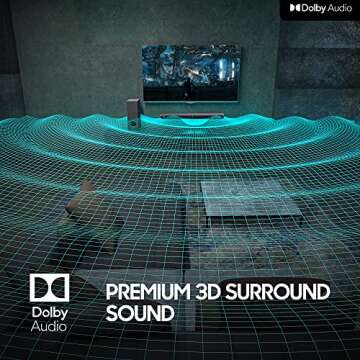 PHEANOO Sound Bar Compatible with【Dolby】, 2.1 CH Soundbar with Subwoofer, HDMI(ARC)/Bluetooth 5....