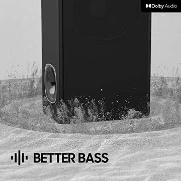 PHEANOO Sound Bar Compatible with【Dolby】, 2.1 CH Soundbar with Subwoofer, HDMI(ARC)/Bluetooth 5.0/Optical/AUX Connectivity – D6