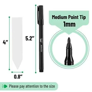 Mr. Pen Plastic Plant Labels - 100 Durable Waterproof Tags