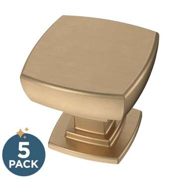 Franklin Brass Parow Cabinet Knob - Champagne Bronze 10 Pack, 1-1/8 in For Elegant Home Upgrades