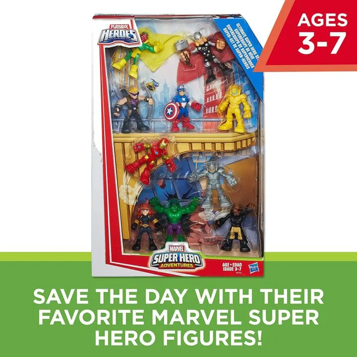 Marvel Super Hero Adventures 10 Figure Set