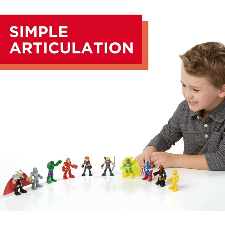 Marvel Super Hero Adventures 10 Figure Set