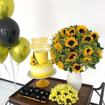 LeeLeeAn Happy Birthday Dog Paw Cake Topper for Parties