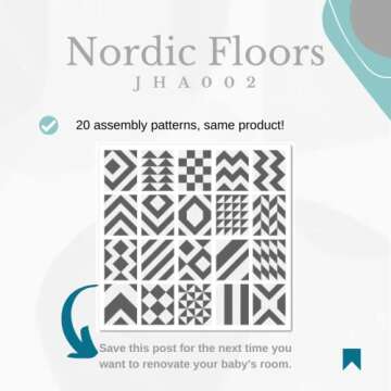 Soft Non-Toxic Baby Play Mat | Toddler Playmat | 72 Pcs 51.2 in x 64 in | Colorful Jigsaw Puzzle PlayMatFoam Floor Mats for Kids & Babies | EVA Foam Interlocking Tiles for Gym, Nursery, Playroom