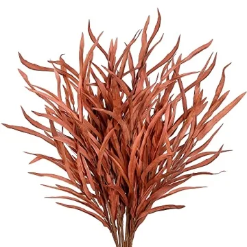 Sggvecsy 6 Pcs Fall Leaves Stem Artificial Autumn Branches for Table Centerpieces