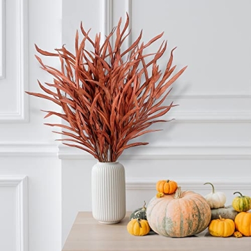 Sggvecsy 6 Pcs Artificial Fall Leaves for Home Decor