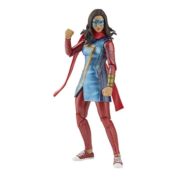 Marvel Hasbro Legends Series Ms. Marvel 6-Inch Action Figure - Collectible Toy with Accessories and ...