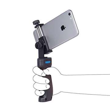 YELANGU Aluminum Smartphone Video Rig Filmmaking Recording Vlogging Rig Case,Cell Phone Movies Mount Stabilizer for Mobile Phone Film Maker Videographer for iPhone Xs Max XR X 8 7 Plus