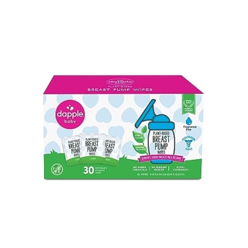Dapple Breast Pump Wipes: Hypoallergenic & Plant-Based