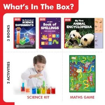 Doctor Jupiter Little Genius Kit for Boys & Girls 4-6 Year Olds | Educational Toys for 4-5-6 | Learn...