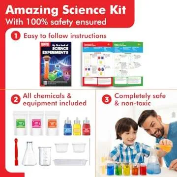 Doctor Jupiter Little Genius Kit for Boys & Girls 4-6 Year Olds | Educational Toys for 4-5-6 | Learning Toys for Toddlers | Preschool Learning Activities | STEM Toys | Science Experiments