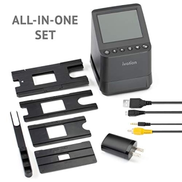 Ivation 23MP Film Scanner for 35mm Slides and Negatives