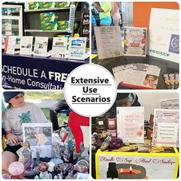 MaxGear Acrylic Sign Holder 3 Pack for Menus & Flyers