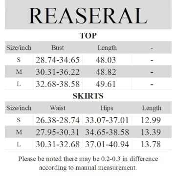 REASERAL Women's Summer Skirt Outfits Sexy Vacation Travel