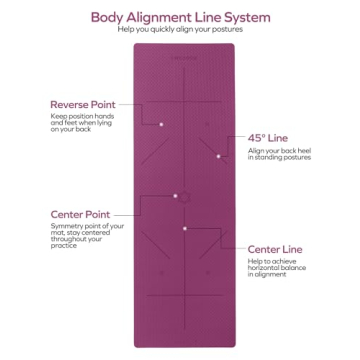 Ewedoos Eco-Friendly Non-Slip Yoga Mat for Stability