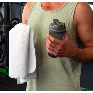 Microfiber Gym Towels - 6 Pack by S&T INC. for Optimal Performance