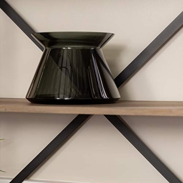 Walker Edison Urban Industrial Bookshelf in Grey Wash