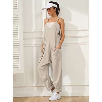 Trendy Queen Women’s Casual Summer Jumpsuit with Pockets