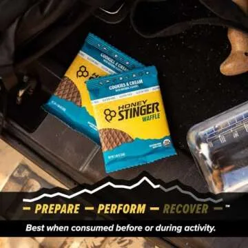 Honey Stinger Gluten Free Energy Waffle Cookies & Cream