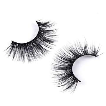 Wleec Beauty Dramatic False Eyelashes Handmade Long Fake Lashes Pack F27/L (15 Pairs/3 Pack)