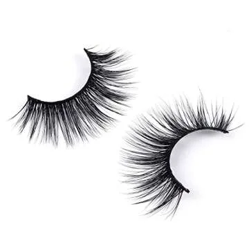 Wleec Beauty Dramatic False Eyelashes Handmade Long Fake Lashes Pack F27/L (15 Pairs/3 Pack)