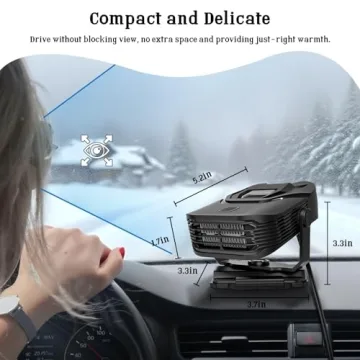 Compact Demohome Car Heater for Fast Winter Comfort