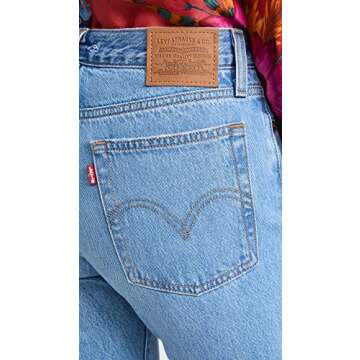 Levi's Women's Premium Wedgie Icon Fit Jeans, (New) Athens No Way-Medium Indigo, 23