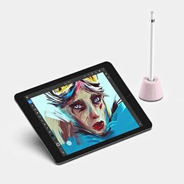 UPPERCASE Designs NimbleStand Vertical Stand Compatible with Apple Pencil with/Without Sleeve or Grip (Pink)