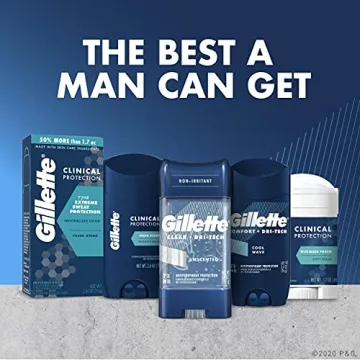Gillette Anti-Perspirant Deodorant Clear Gel 3 Pack Cool Wave