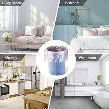 Durable Pink Trash Bags - Perfect for Home & Office