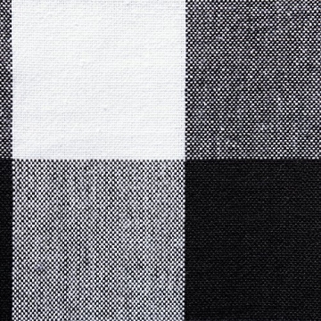 DII Buffalo Check Farmhouse Table Runner, Black & White 14x72