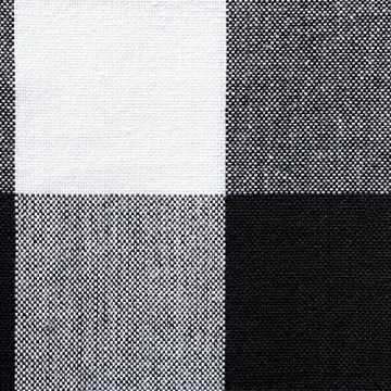 DII Buffalo Check Farmhouse Table Runner, Black & White 14x72