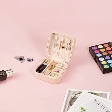 Elegant Portable Jewelry Organizer - LETURE PU Leather Cases