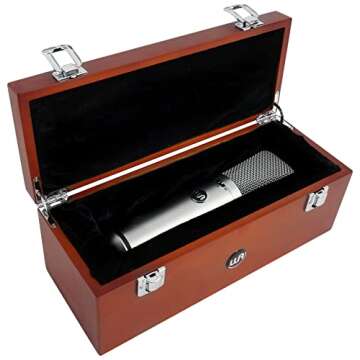 Warm Audio WA-87 R2 Nickel FET Condenser Microphone Recording Mic+AKG Headphones