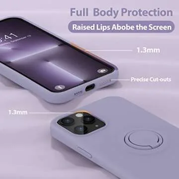 MOCCA iPhone 13 Pro Case with Ring Kickstand | Lightweight Protection