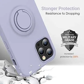 MOCCA iPhone 13 Pro Case with Ring Kickstand | Lightweight Protection