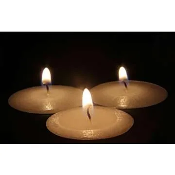 OHR CANDLES Tealight Candles - 100 Pack Bulk Tea Lights Candles - White Tealights Unscented - 4 Hour Burn Time