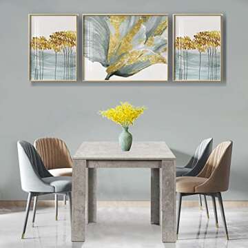 GIA 59" L Wood Dining Table for 4-6, Modern Farmhouse Style