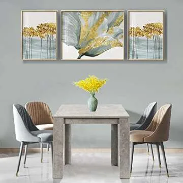 GIA 59" L Wood Dining Table for 4-6, Modern Farmhouse Style