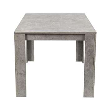 GIA 59" L Wood Dining Table for 4-6, Modern Farmhouse Style