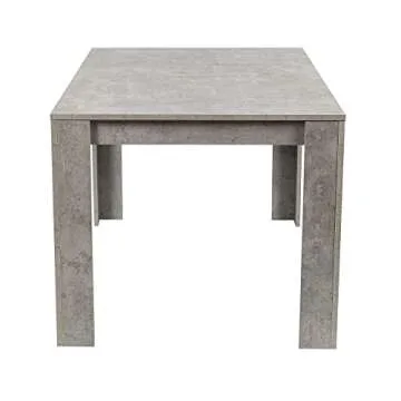 GIA 59" L Wood Dining Table for 4-6, Modern Farmhouse Style