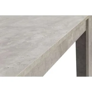 GIA 59" L Wood Dining Table for 4-6, Modern Farmhouse Style