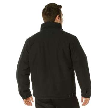 Rothco Concealed Carry 3 Season Jacket (US, Alpha, X-Large, Regular, Regular, Black)