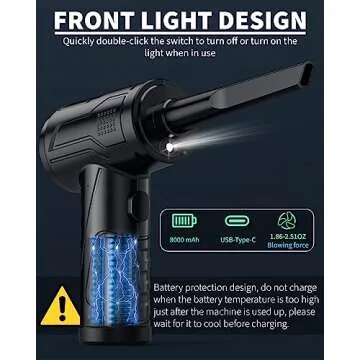 Powerful Rechargeable Air Duster for Deep Cleaning