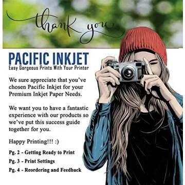 Professional Luster Inkjet Photo Paper - 100 Sheets - 10.4mil