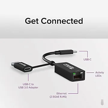 Plugable 2.5GB USB Ethernet Adapter - Fast Connectivity