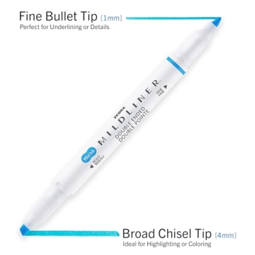 Zebra Pen Mildliner Double-Ended Highlighter Set for All