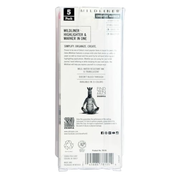 Zebra Pen Mildliner Double-Ended Highlighter Set for All