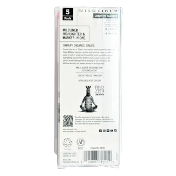 Zebra Pen Mildliner Double-Ended Highlighter Set for All
