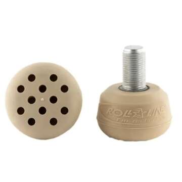 Roll-Line Super Jump Roller Skate Toe Stops (Cappuccino)
